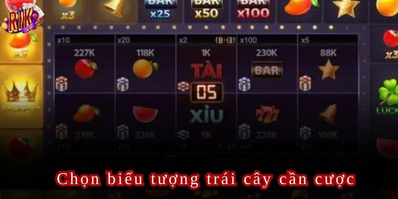 Bạn có thể cược vào nhiều biểu tượng cùng lúc để gia tăng cơ hội chiến thắng